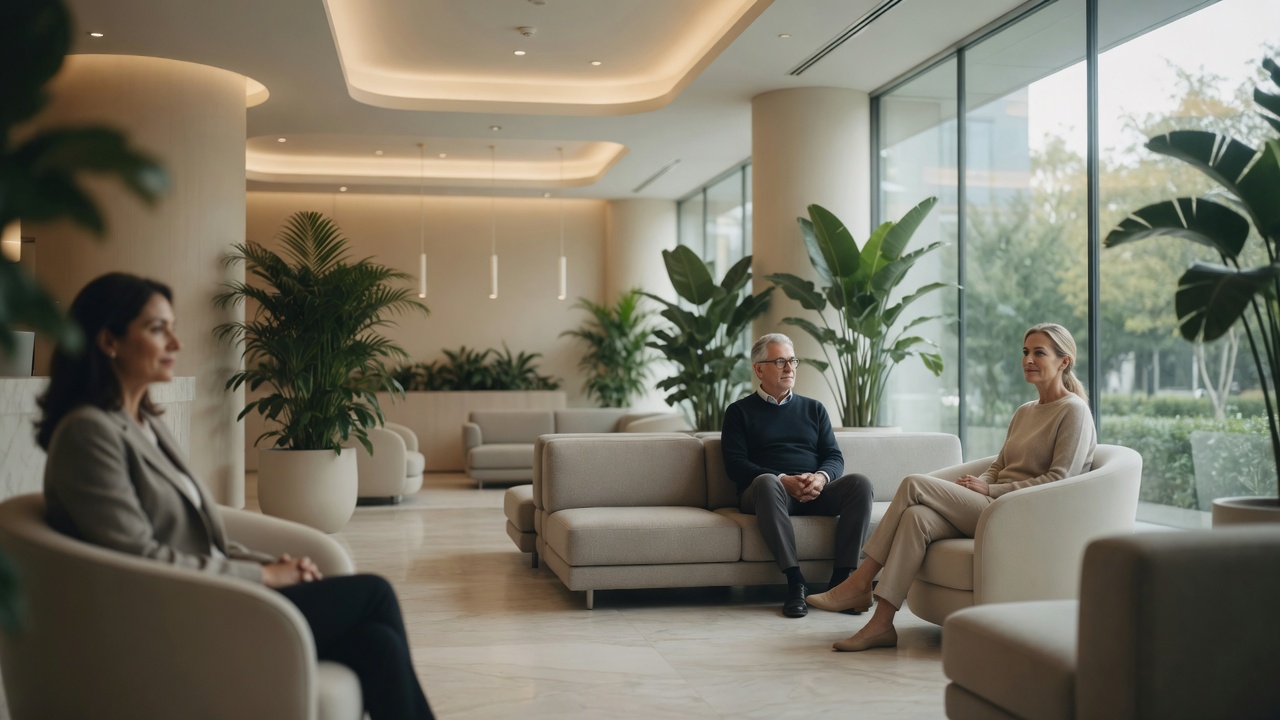 Equipe médica trabalhando com a Medical Care SaaS